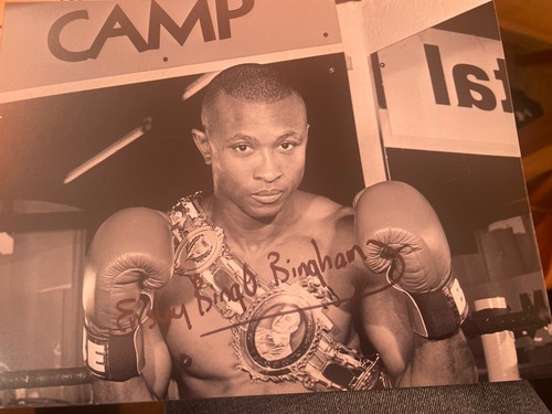 Ensley bingham signed boxing - signed,