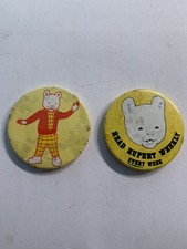 Rupert the Bear - pair of pin