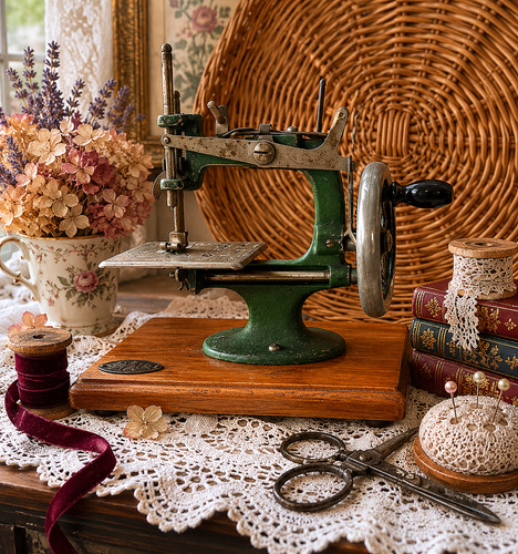 Vintage grain toy sewing - toy,