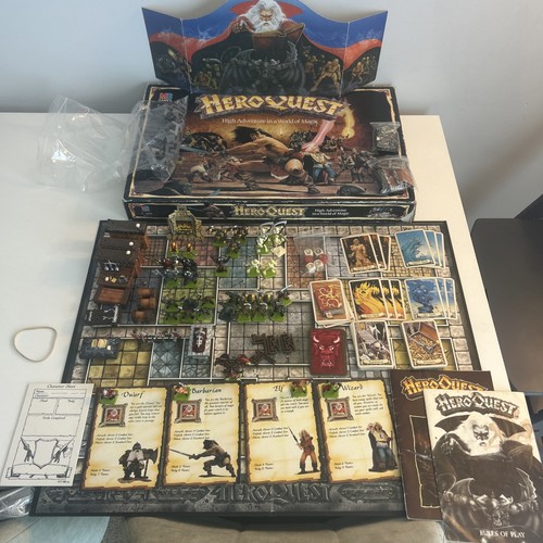Heroquest vintage 1989 board - heroquest,