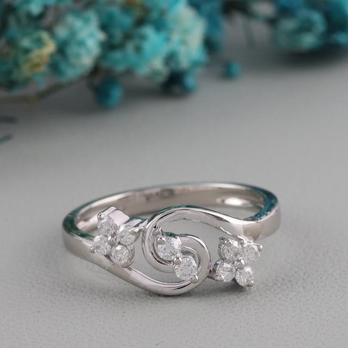 Round diamond daisy flower - round,