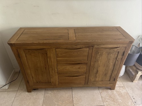 Solid oak sideboard - solid,
