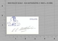 Len wilkinson hand signed card - len,