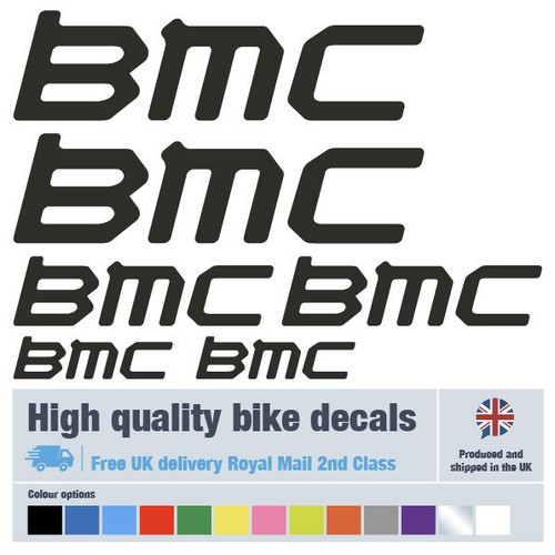 Bmc bike decals - bmc, labels