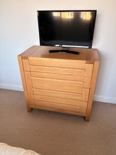 Solid Oak Chest Of Draws