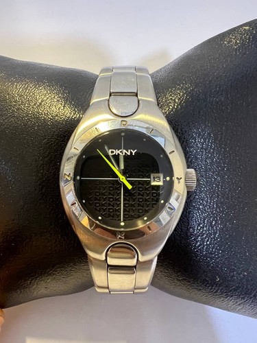 Dkny watch silver quartz date - dkny,