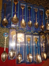 decorative tea spoons silver