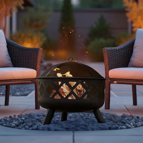 Neo black outdoor - heater, fire