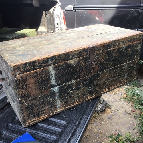 Old pine tool - pine, box-green