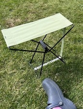 Folding Picnic / Camping Stool, By National Trust - Little Used, Marks On bag. 