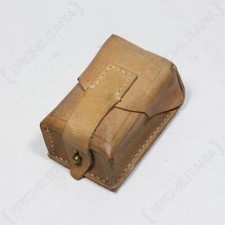 Original Serbian Army Leather Mag Pouch - WW2 Surplus Army Pouches