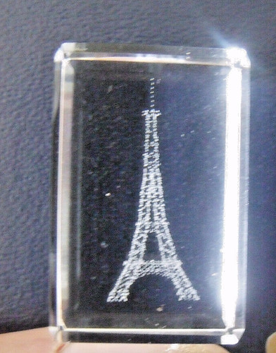 Laser image crystal block - laser,