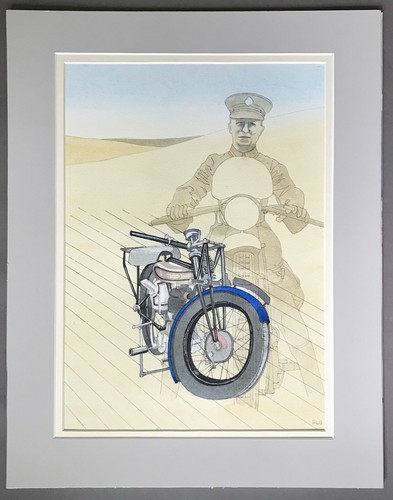 Original watercolor depicting - original,