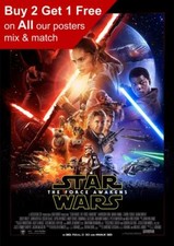 Star Wars Episode VII The Force Awakens Poster A5 A4 A3 A2 A1