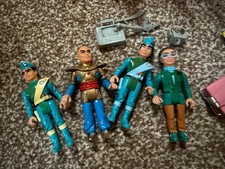 Gerry Anderson assortment of used figures and vehicles all loose.