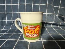 Vintage Golden Wonder Pot Noodle Ceramic 1990s Mug Cup