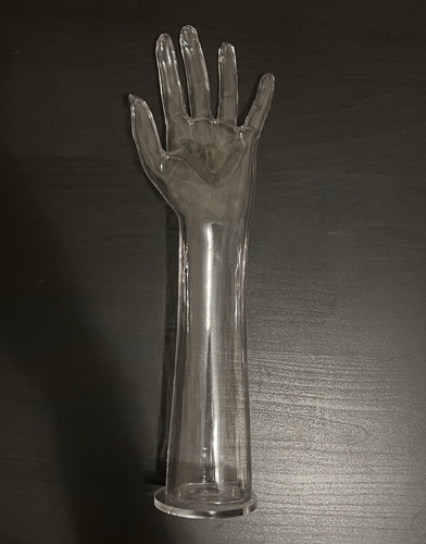 Clear plastic hand - plastic,