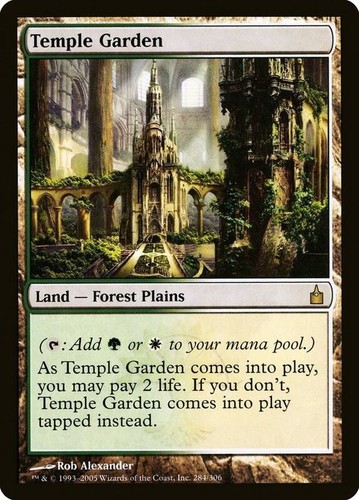 Temple garden ravnica city - garden,