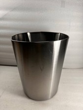iDesign Patton Rubbish Bin For Bathroom, Office, Kitchen - Brushed Stainless Ste