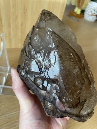 Large elestial smoky citrine - large,