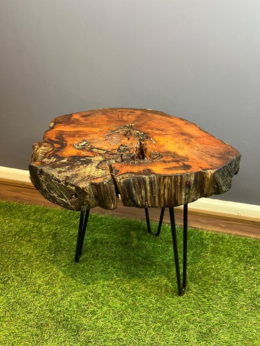 Wooden coffee table round - wooden,