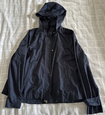 Women’s Zara Navy Waterproof Jacket With Detachable Hood UK 12 (EUR L)