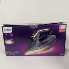 Philips Azur 8000 Series DST8050/26 Steam Iron, Dark Blue, EU Plug, Box Opened