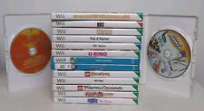 BARGIN! 15x Wii & Wii U GAME BUNDLE/ JOBLOT  IN CASES 