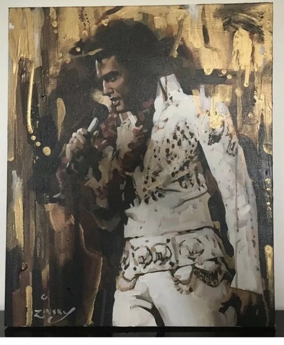Zinsky original oil canvas - original,