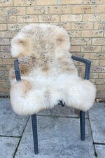 Natural sheepskin rug herdwick - rug,