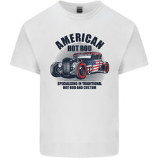 American Hot Rod Hotrod Enthusiast Car Mens Light Cotton T-Shirt