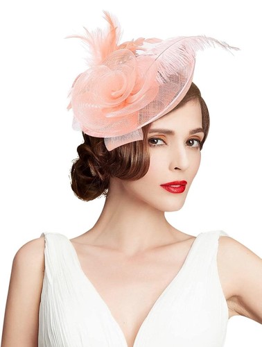 Sinamay fascinator with - fascinator,