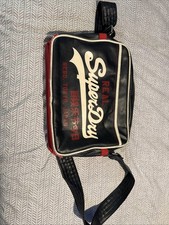 Superdry Leather Satchel, Navy