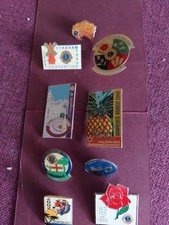 Lions International Vintage Convention, Lapel Pin Badge Lions Club Set
