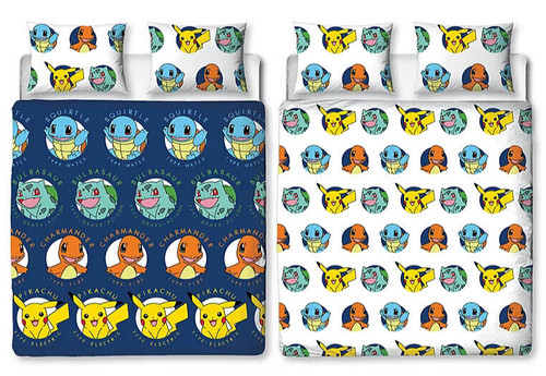 Pokemon reversible duvet cover - reversible,