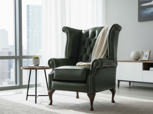 Chesterfield armchair high - chesterfield,