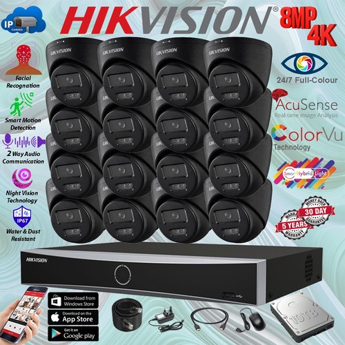 Hikvision 8mp smart colorvu - 4k,