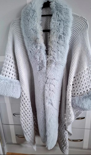 Ladies knit fur edge - knit, to