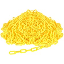 50FT Plastic Chain, Yellow