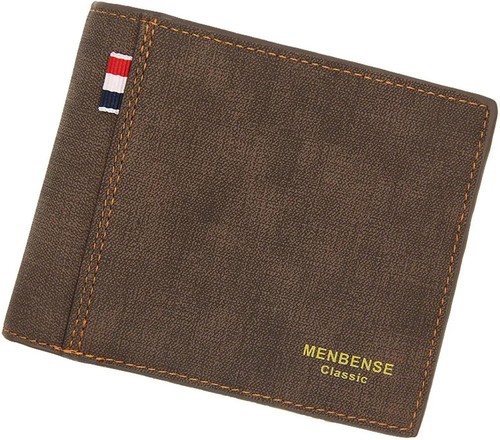 Designer mens leather wallet - leather,