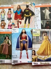 Simplicity Uncut New Sewing Patterns Costumes Disney Marvel Cosplay