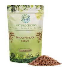 Organic Brown Flaxseed -  Natural Omega Linseed Flax Seed  Lin Seed 200G - 2KG