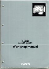 IVECO 50.9 A60.9 65.9 65.12 79.12 TRUCK 3.9L 4-CYL DIESEL ENGINE REPAIR MANUAL