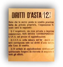 Notice board vintage auction