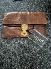 JOCSI TAN RAM LEATHER BAG 