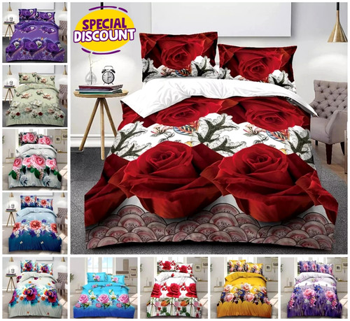 Duvet set 4pc quilt - duvet, cover