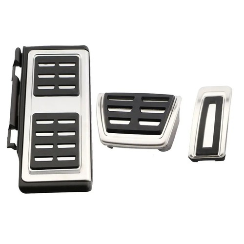 Stainless steel pedal covers - stainless,