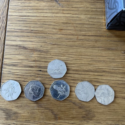 50p olympic coins wrestling - 50p,