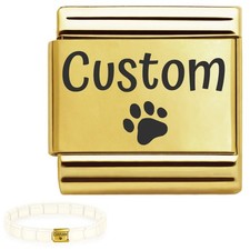 Golden Personalised Charm