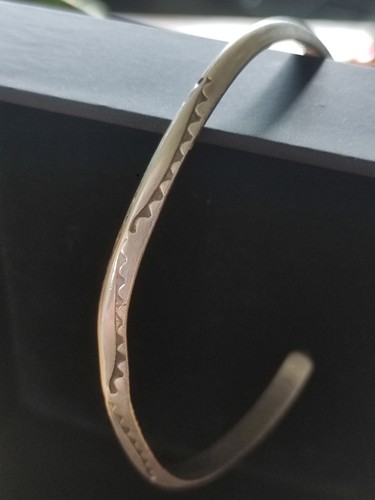 Native american silver cuff - american,